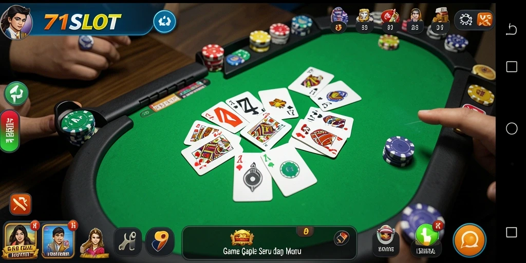 Screenshot gameplay Gaple yang menyenangkan di 171SLOT.