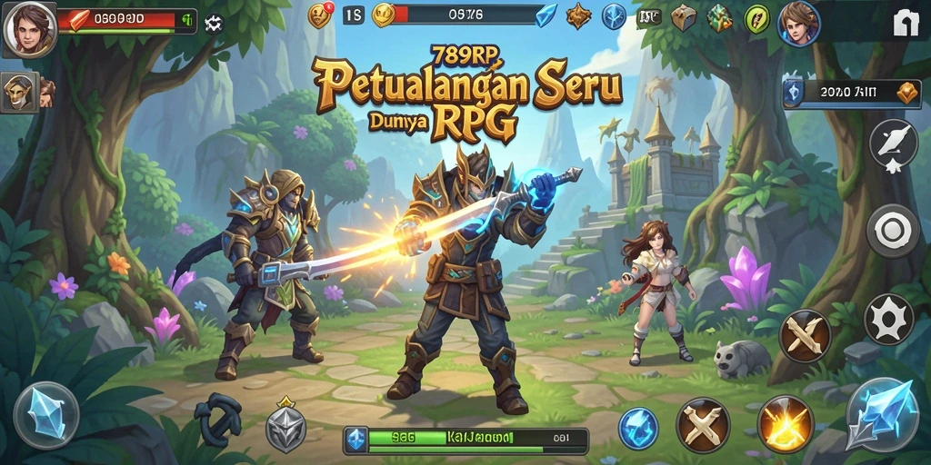 Tampilan menarik dari gameplay RPG 789RP yang penuh aksi.