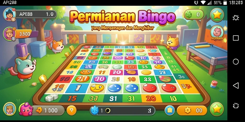 Tampilan gameplay utama API288 yang menarik dan interaktif.