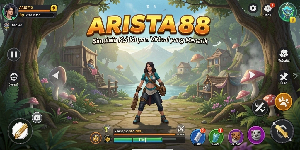 Gameplay ARISTA88 yang menampilkan aktivitas simulasi yang menarik.