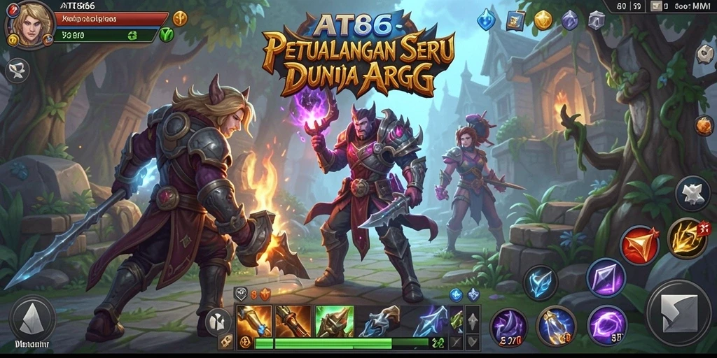 Gameplay ARPG yang seru dan penuh aksi di AT866.
