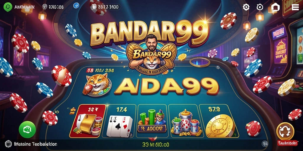 Screenshot utama menunjukkan pemain menikmati permainan Kasino yang seru.