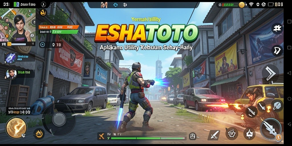 Tampilan antarmuka ESHATOTO yang memudahkan pengguna.