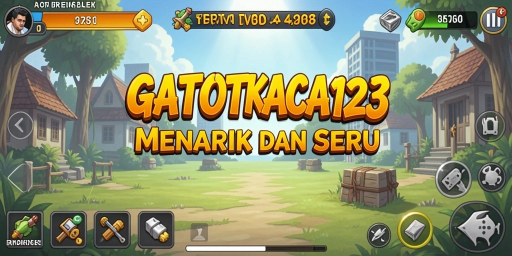 Screenshot GATOTKACA123 menampilkan keseruan gameplay Idle.