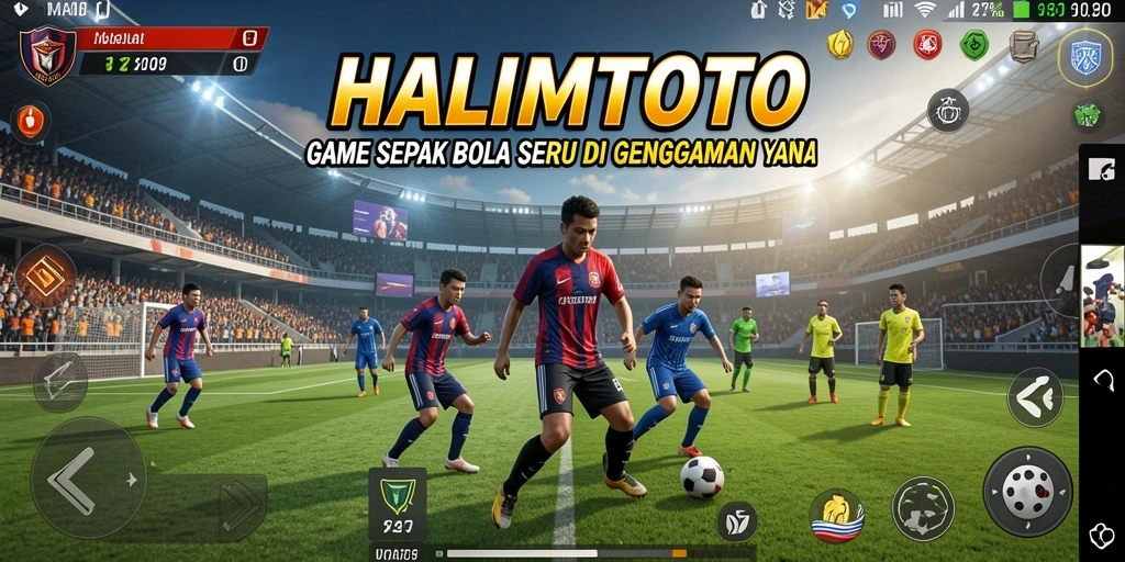 Tampilan aksi seru dalam permainan HALIMTOTO dengan grafis memukau.