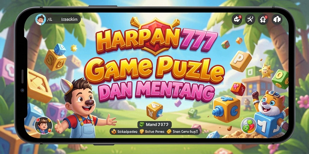 Tampilan gameplay menantang dari HARAPAN777 dengan teka-teki yang bervariasi.