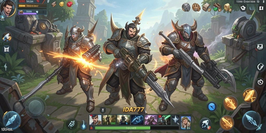 Tampilan gameplay menarik dari IDA777 yang menghadirkan strategi seru.