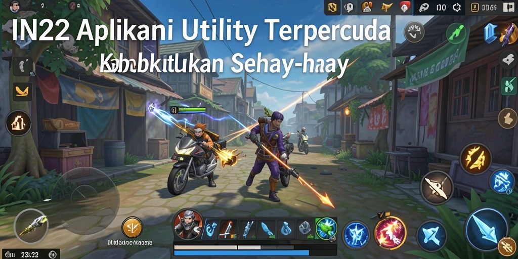 Tampilan antarmuka IN22 yang sederhana dan efektif untuk penggunaan Utility.