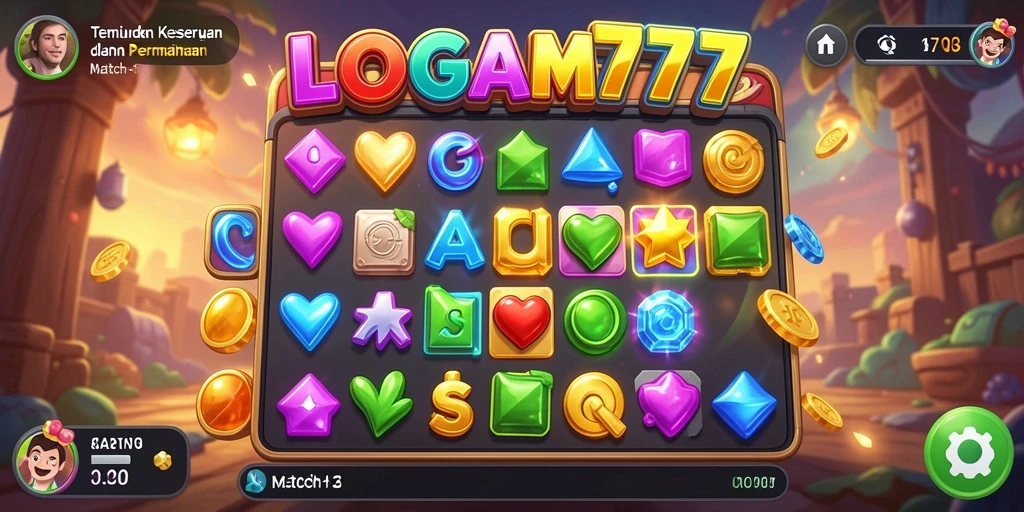Screenshot LOGAM777 menampilkan gameplay seru dan mendebarkan.