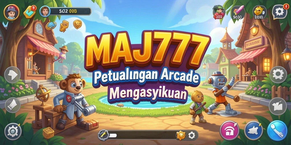Screenshot gameplay MAJ777 menampilkan keseruan dalam tantangan Arcade.