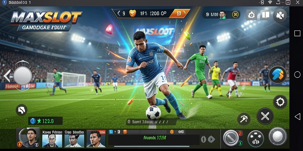 Tampilan gameplay MAXSLOT yang menakjubkan dan mendebarkan.
