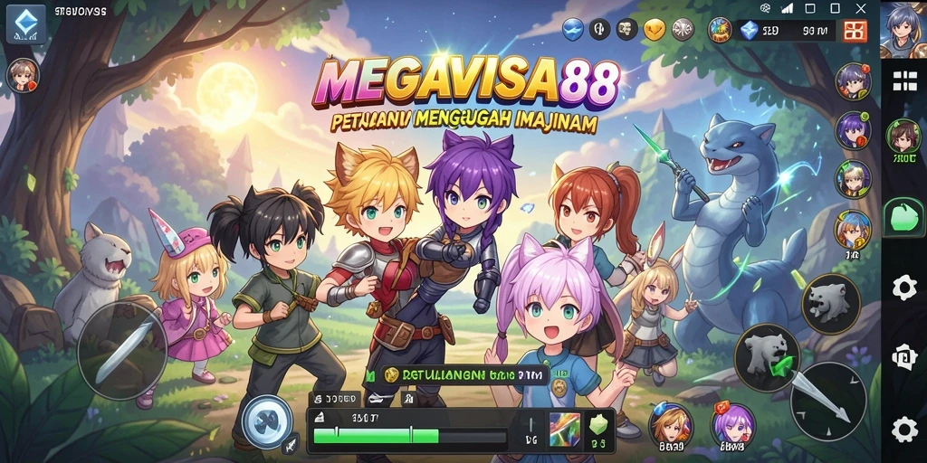Tampilan menarik dari gameplay MEGAVISA88 yang penuh aksi.
