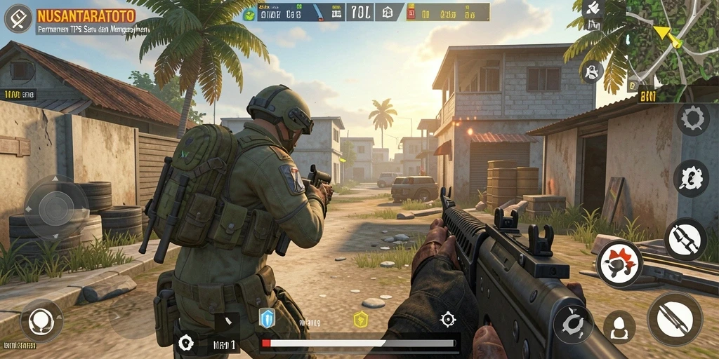 Screenshot gameplay NUSANTARATOTO dengan aksi menegangkan.