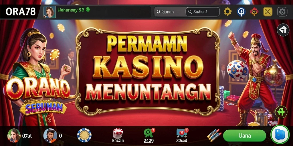 Tampilan gameplay menarik dari permainan Kasino ORA78.
