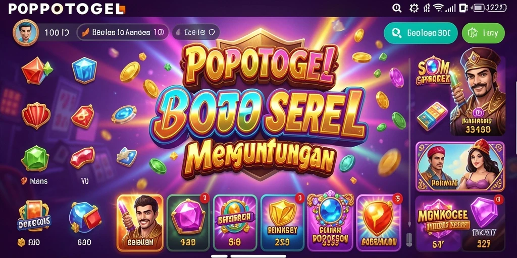 Tampilan gameplay seru dari POPOTOGEL dengan fitur Slot menarik.