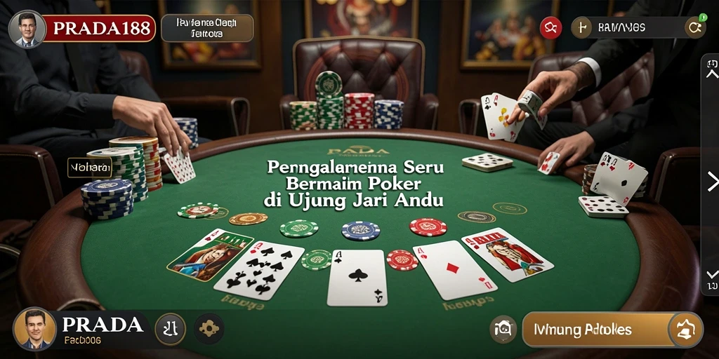 Tampilan screenshot PRADA188 dengan gameplay Poker yang menarik.