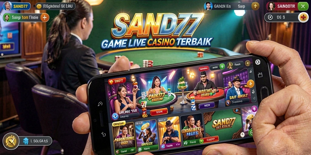 Tampilan gameplay Live Casino yang menegangkan dan interaktif.