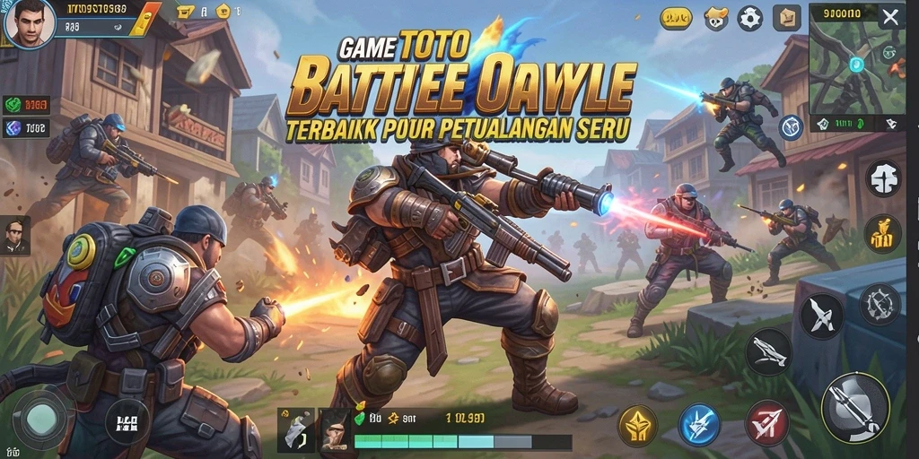 Tangkapan layar gameplay seru dari SITUSTOTO dengan aksi Battle Royale.
